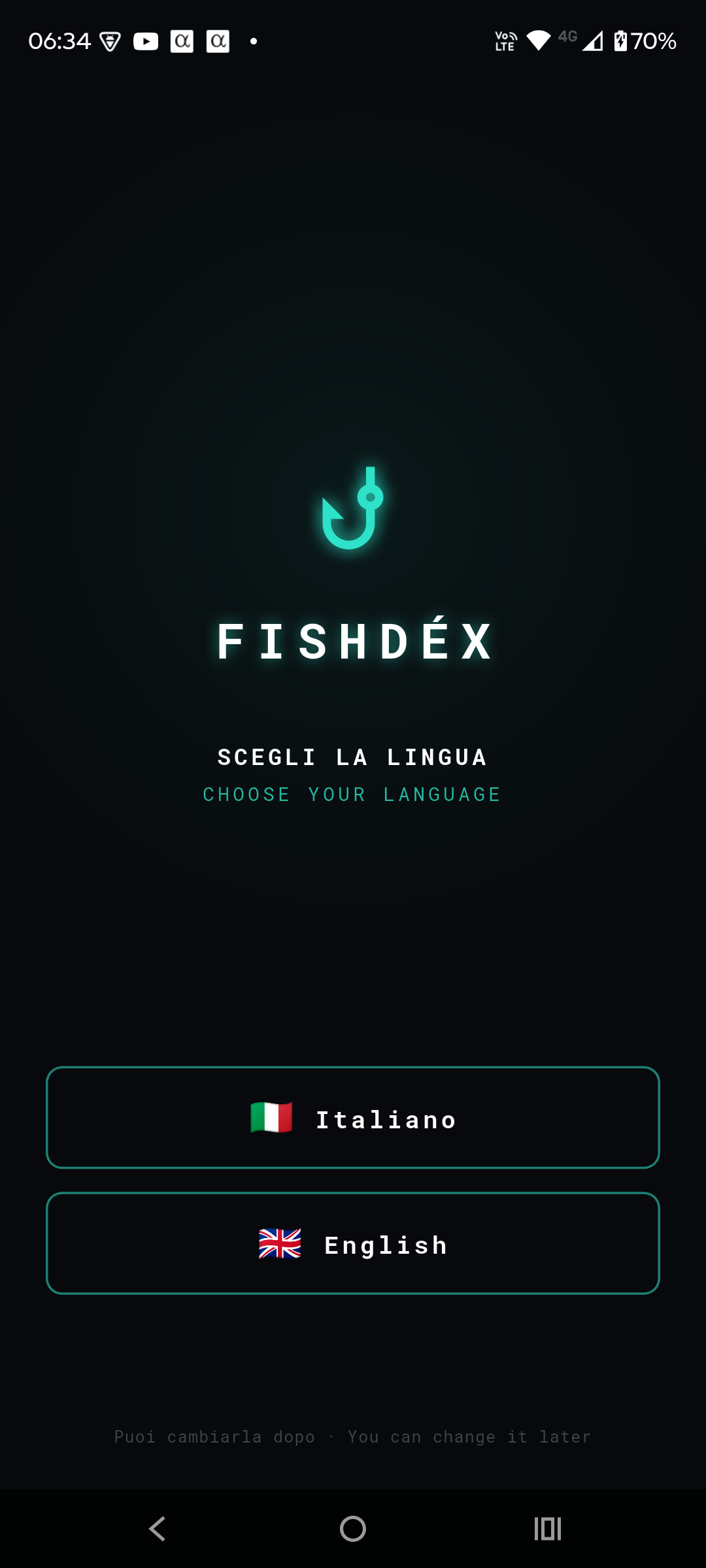 Language picker